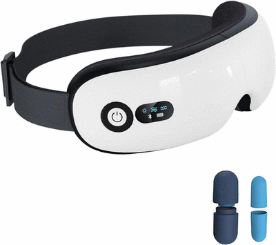 Smart Eye Massager with Bluetooth - White