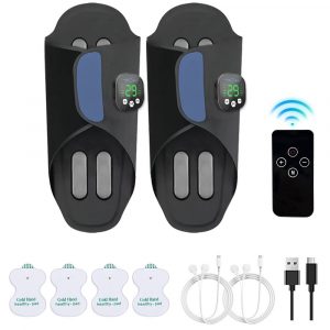 EMS Foot Massager Pad – 8 Modes 19 Levels Portable Folding