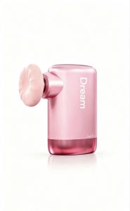 Dreamtly Pink Mini Massage Gun – Portable Percussion Massager with Flower Head