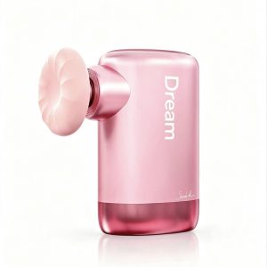 Dreamtly Pink Mini Massage Gun – Portable Percussion Massager with Flower Head