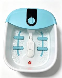 Compact Foot Spa Bath with Bubble Massage and Heat