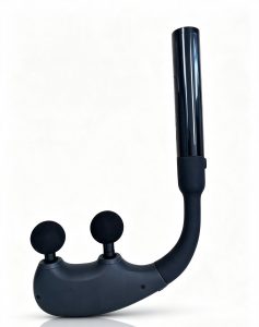U-Shaped Dual-Head Massage Gun with Ergonomic Grip