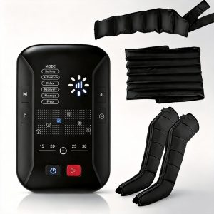 Air Compression Massage System with Multi-Body Attachments & Digital Timer