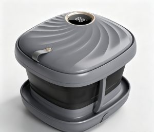 Collapsible Foot Spa Bath with Rolling Massage & Digital Display