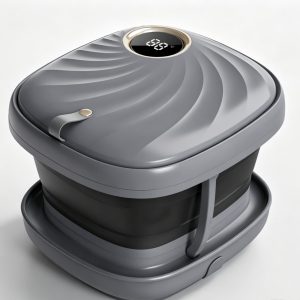 Collapsible Foot Spa Bath with Rolling Massage & Digital Display