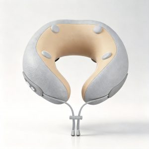 U-Shaped Cervical Neck Massager with Heat Therapy & Drawstring Closure
